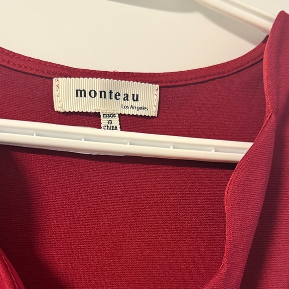 H&M Deep Red Mini Dress - Picture 2 of 2